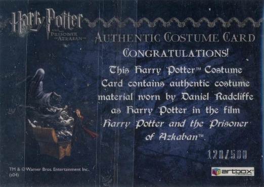 Harry Potter's Black Robe - Back