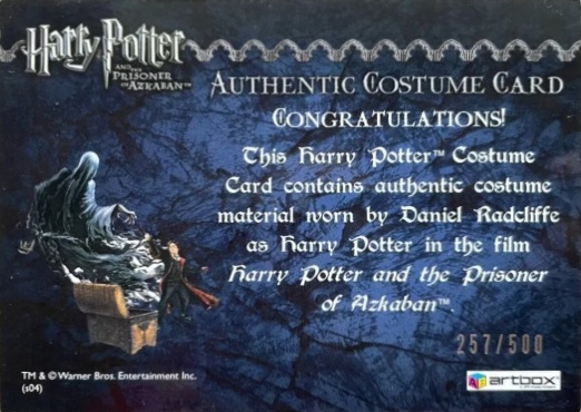 Harry Potter's Black Robe - Back