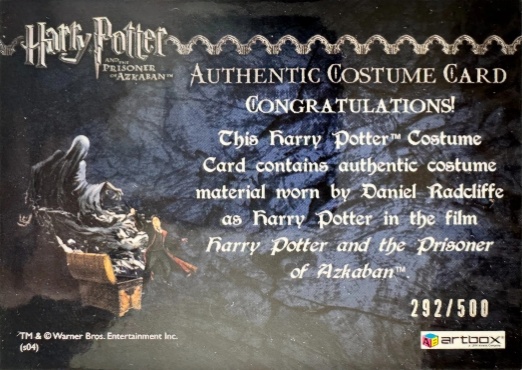 Harry Potter's Black Robe - Back