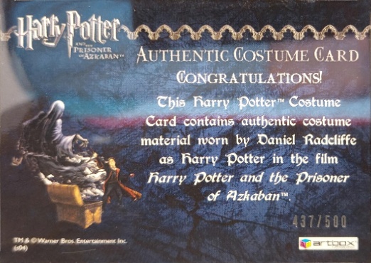 Harry Potter's Black Robe - Back