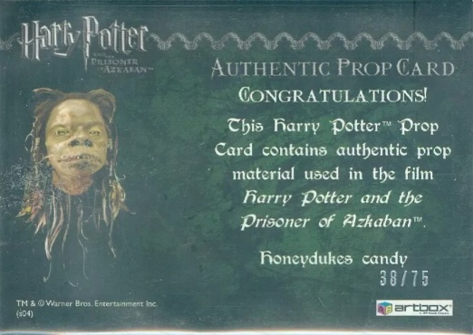 Honeydukes Candy - Back