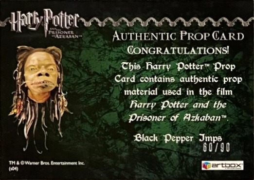 Black Pepper Imps - Back