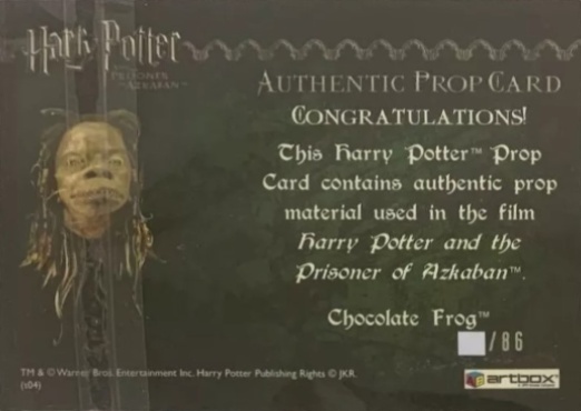 Chocolate Frog - Back