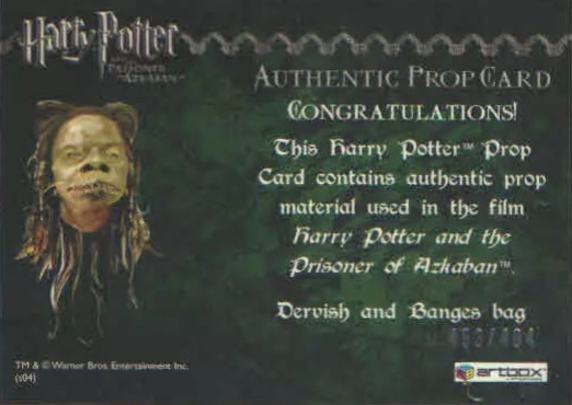 Dervish and Banges Bag - Back