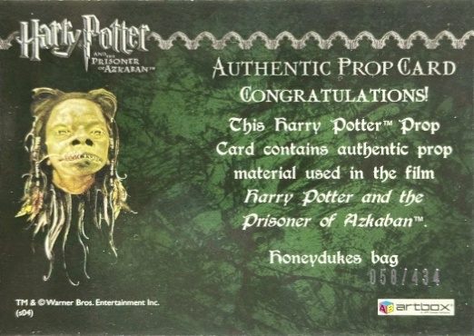 Honeydukes Bag - Back