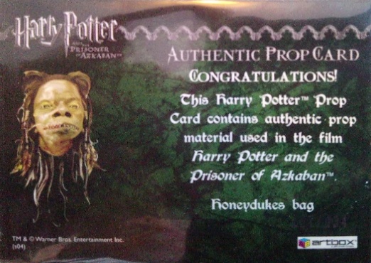 Honeydukes Bag - Back