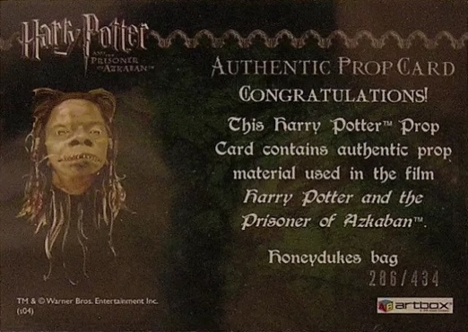 Honeydukes Bag - Back