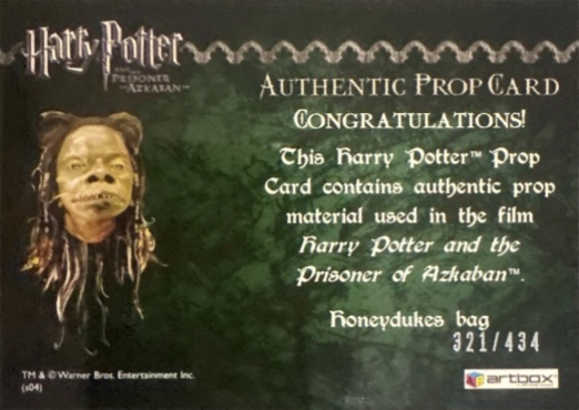 Honeydukes Bag - Back