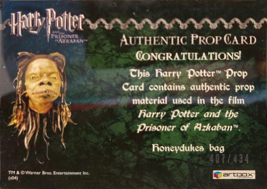 Honeydukes Bag - Back