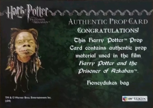 Honeydukes Bag - Back