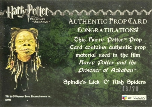 Spindle's Lick O Rish Spiders - Back