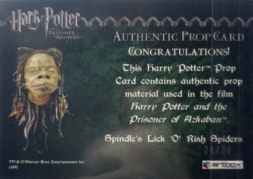 Spindle's Lick O Rish Spiders - Back