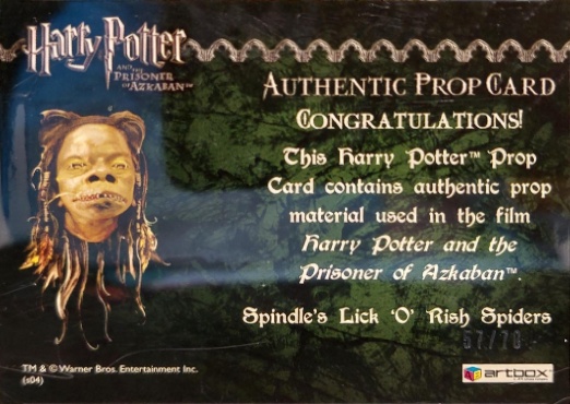 Spindle's Lick O Rish Spiders - Back