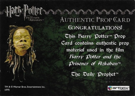 The Daily Prophet - Back