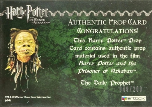 The Daily Prophet - Back