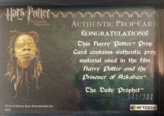 The Daily Prophet - Back