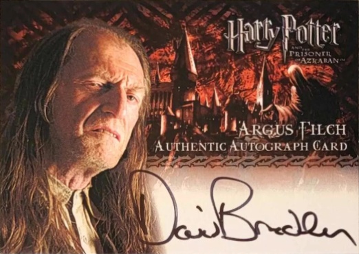 David Bradley as Argus Filch