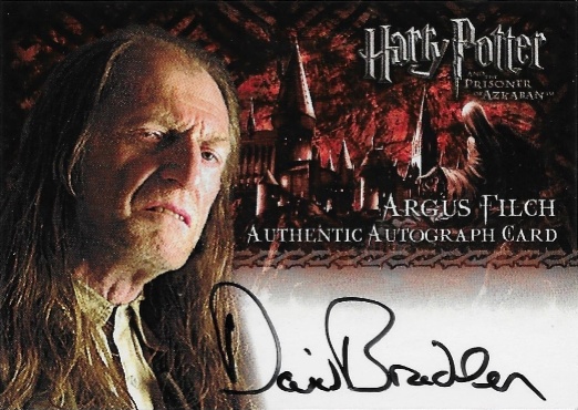 David Bradley as Argus Filch - Front