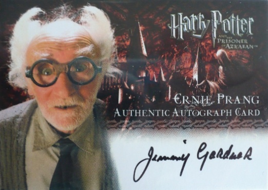 Jimmy Gardner as Ernie Prang - Front