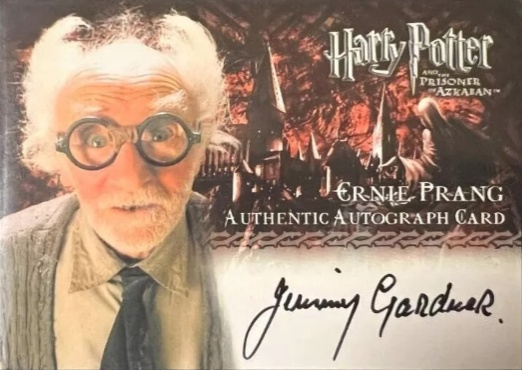 Jimmy Gardner as Ernie Prang - Front