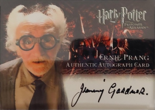 Jimmy Gardner as Ernie Prang - Front