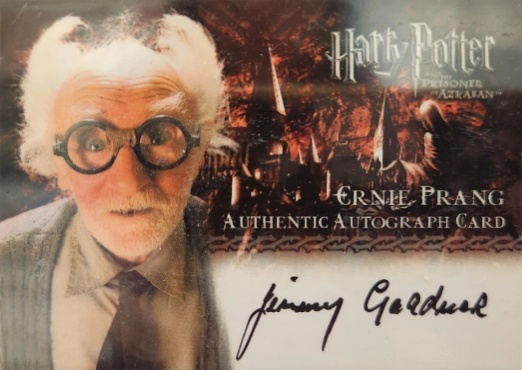 Jimmy Gardner as Ernie Prang - Front