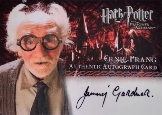 Jimmy Gardner as Ernie Prang - Front