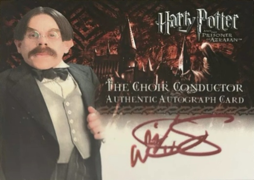 Warwick Davis as The Choir Conductor UK - Front