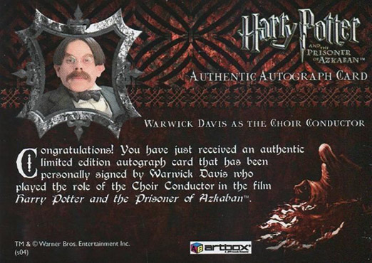 Warwick Davis as The Choir Conductor UK - Back