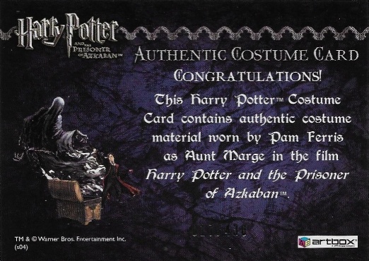 Aunt Marge's Jacket - Back