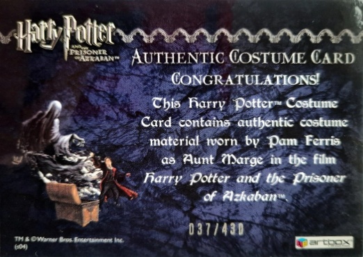 Aunt Marge's Jacket - Back