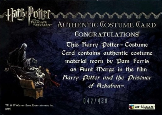 Aunt Marge's Jacket - Back