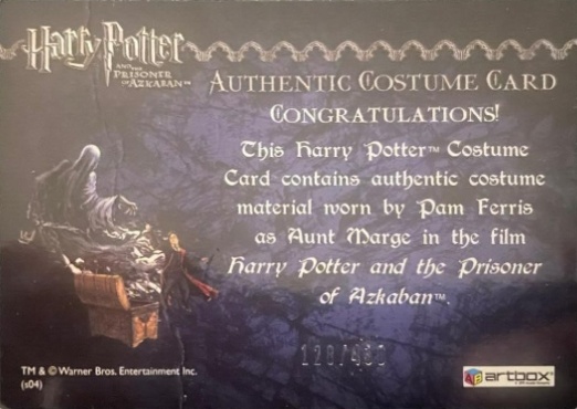 Aunt Marge's Jacket - Back