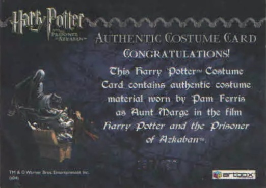 Aunt Marge's Jacket - Back