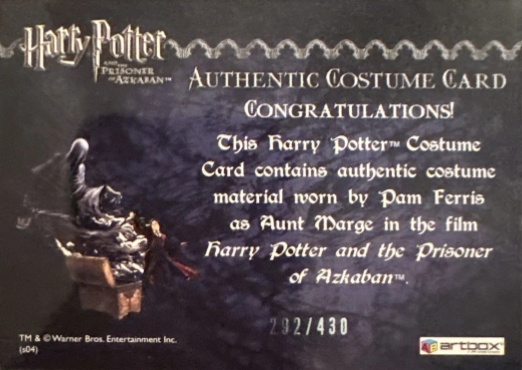 Aunt Marge's Jacket - Back