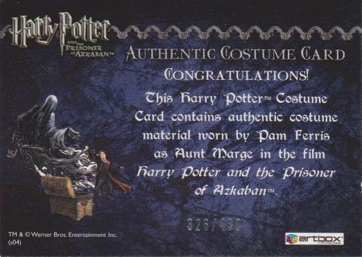 Aunt Marge's Jacket - Back