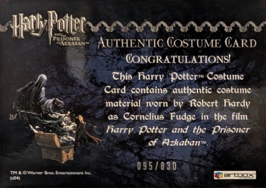 Cornelius Fudge's Coat - Back