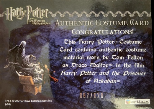 Draco Malfoy's Black Robe - Back