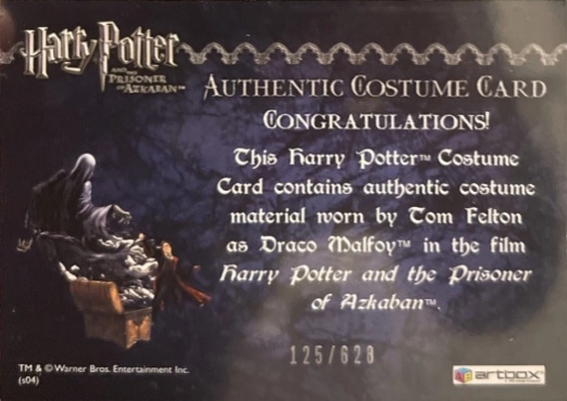 Draco Malfoy's Black Robe - Back