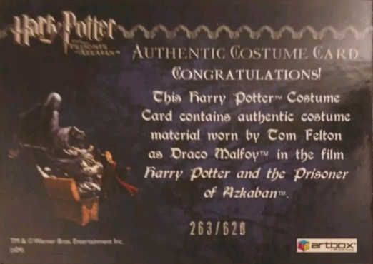 Draco Malfoy's Black Robe - Back