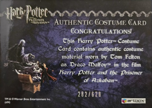 Draco Malfoy's Black Robe - Back