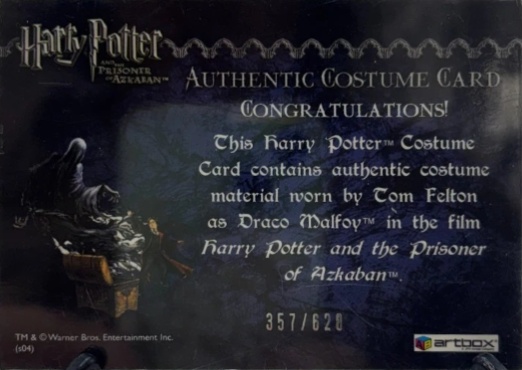 Draco Malfoy's Black Robe - Back