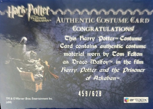 Draco Malfoy's Black Robe - Back