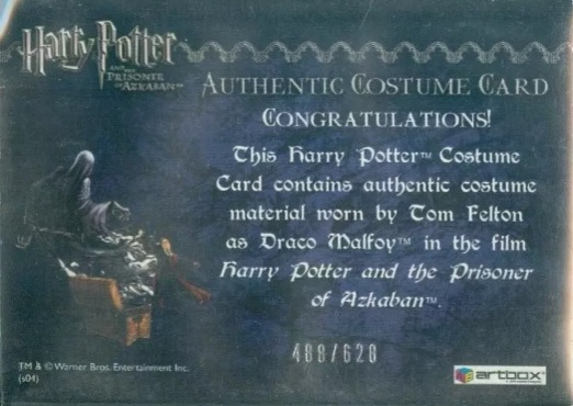 Draco Malfoy's Black Robe - Back