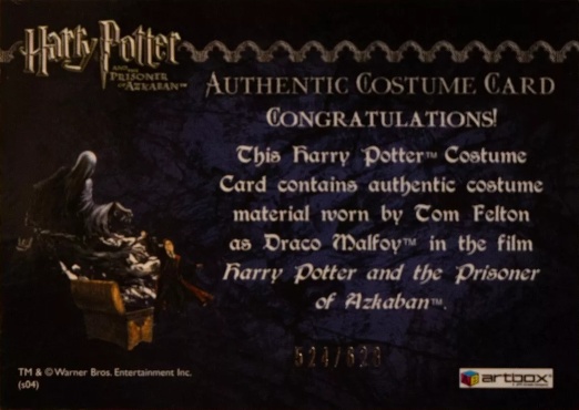 Draco Malfoy's Black Robe - Back