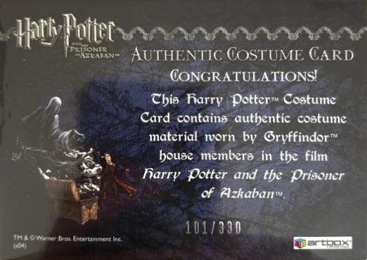 Gryffindor House Tie - Back