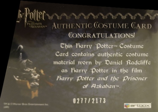 Harry Potter's Cardigan - Back