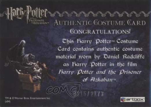 Harry Potter's Cardigan - Back