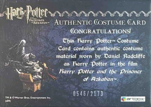 Harry Potter's Cardigan - Back