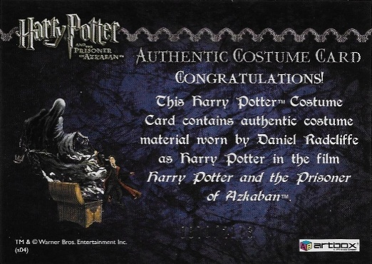 Harry Potter's Cardigan - Back